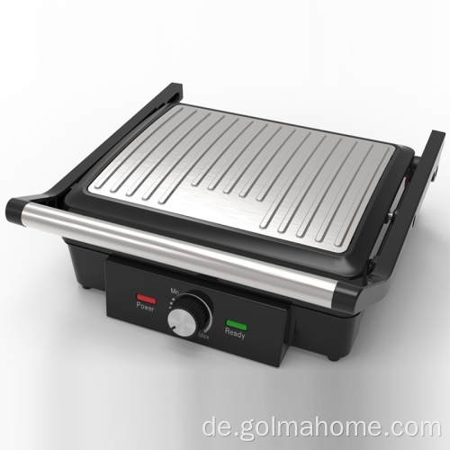 2000W Kontakt Grill Frühstück Sandwich Toaster Öffnet 180 Grad Edelstahl 4 Scheibe Electric Panini Grill